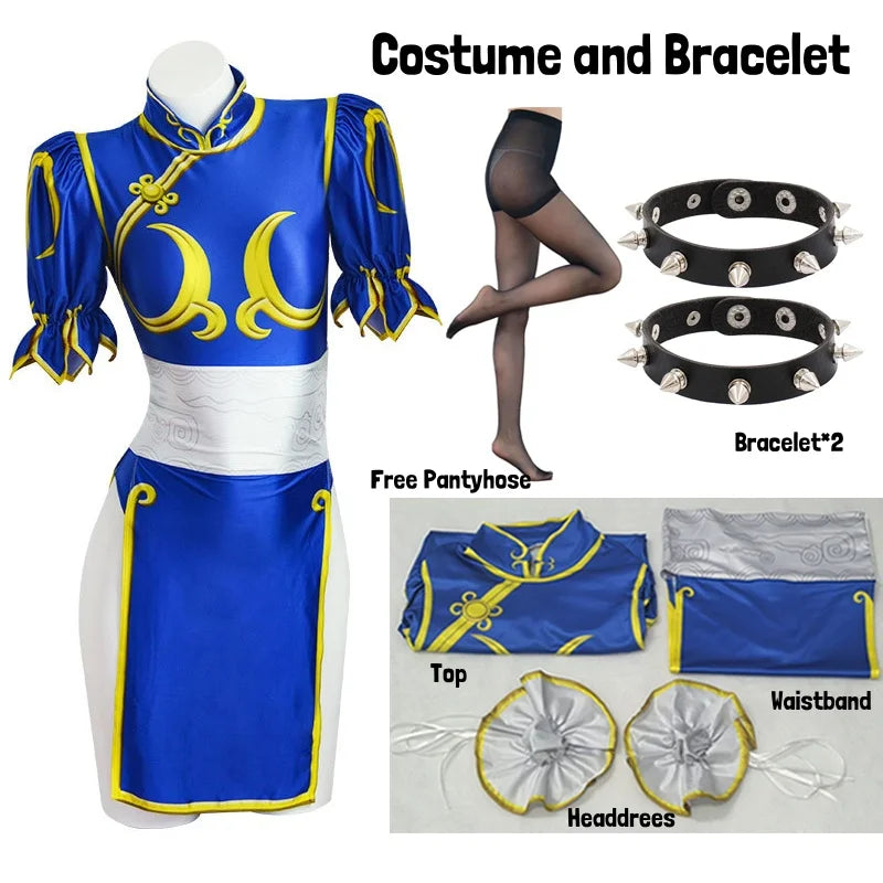 Women’s Chun-Li Inspired Costume 💙