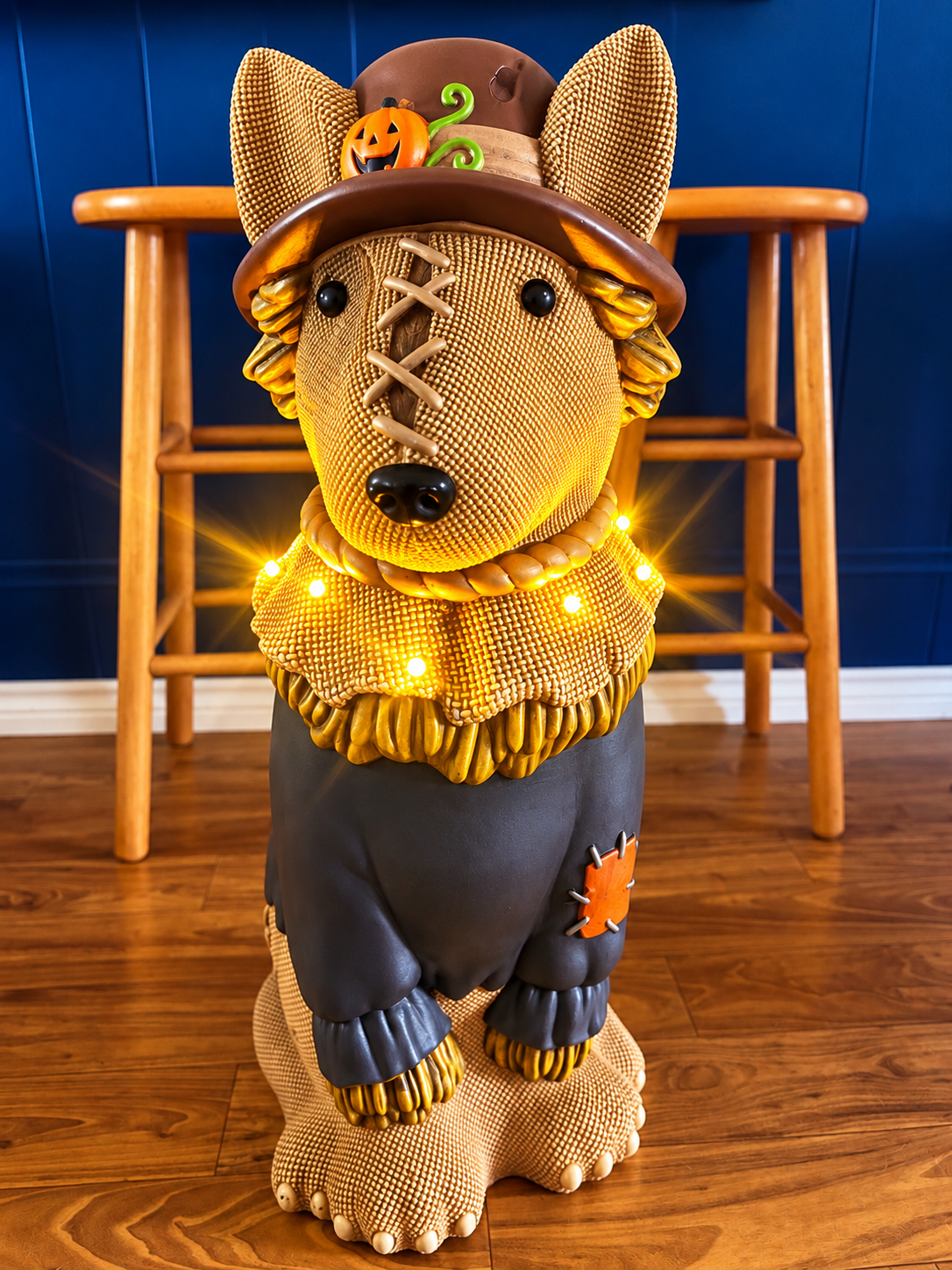 2026 Scarecrow Bullterrier Halloween Dog New