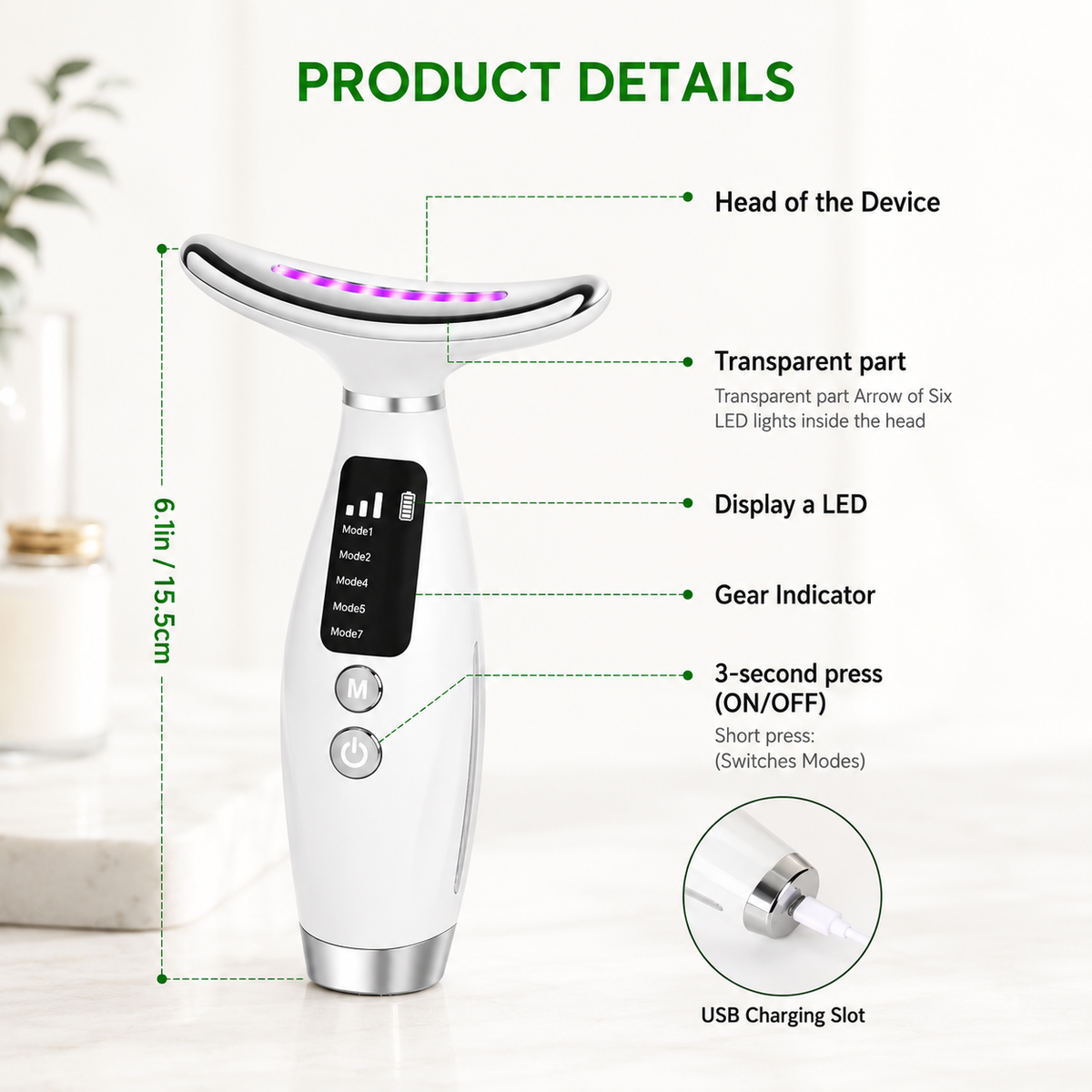 ReviveGlow Facial Massager