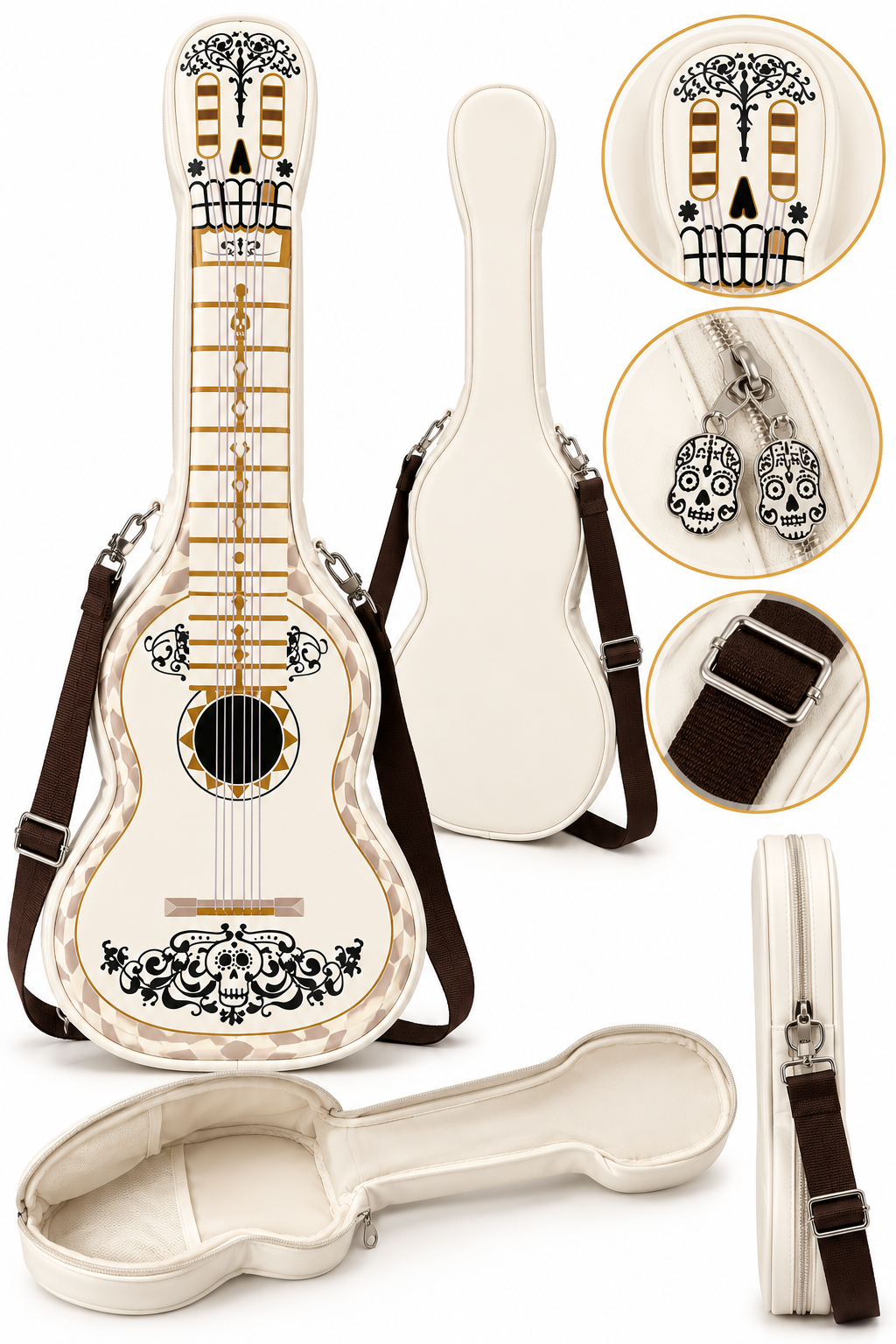 Disney Pixar Coco Guitar-Shaped Shoulder Bag – 2026