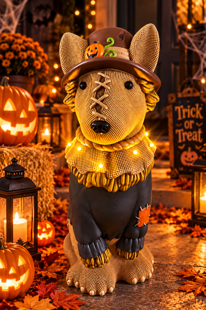 2026 Scarecrow Bullterrier Halloween Dog New