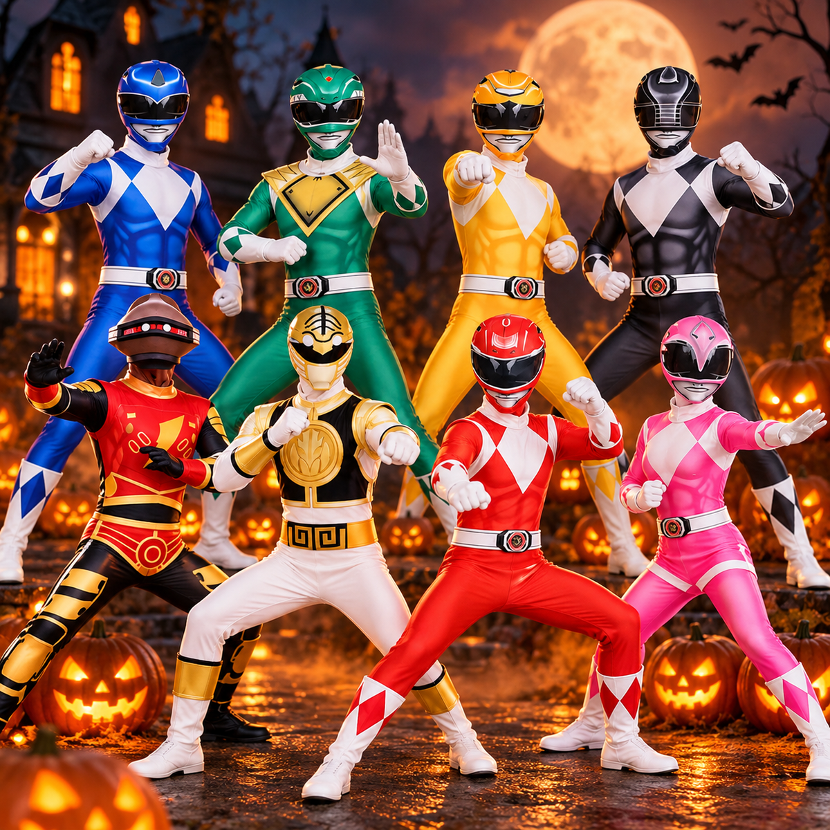 Superhero Ranger Cosplay Costume