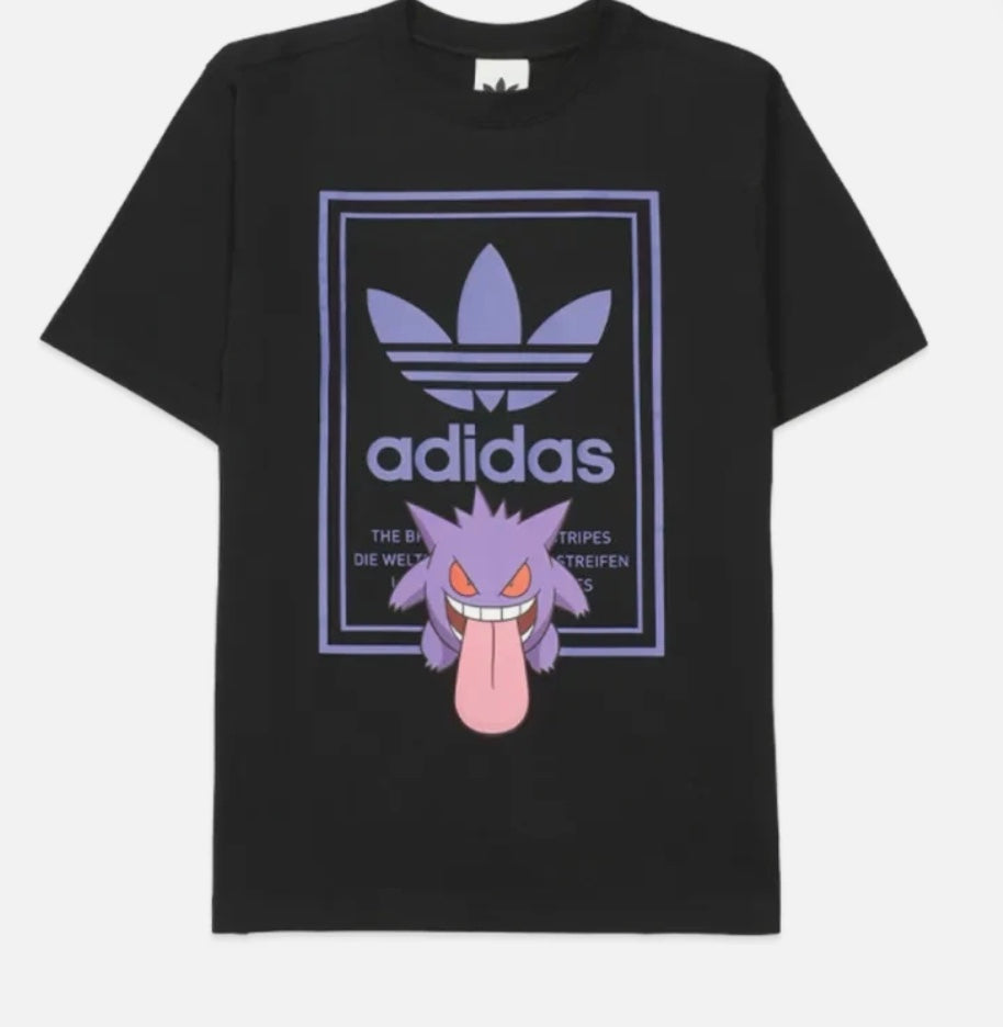 Adidas Originals × Pokémon Gengar Graphic T-Shirt – White 2026