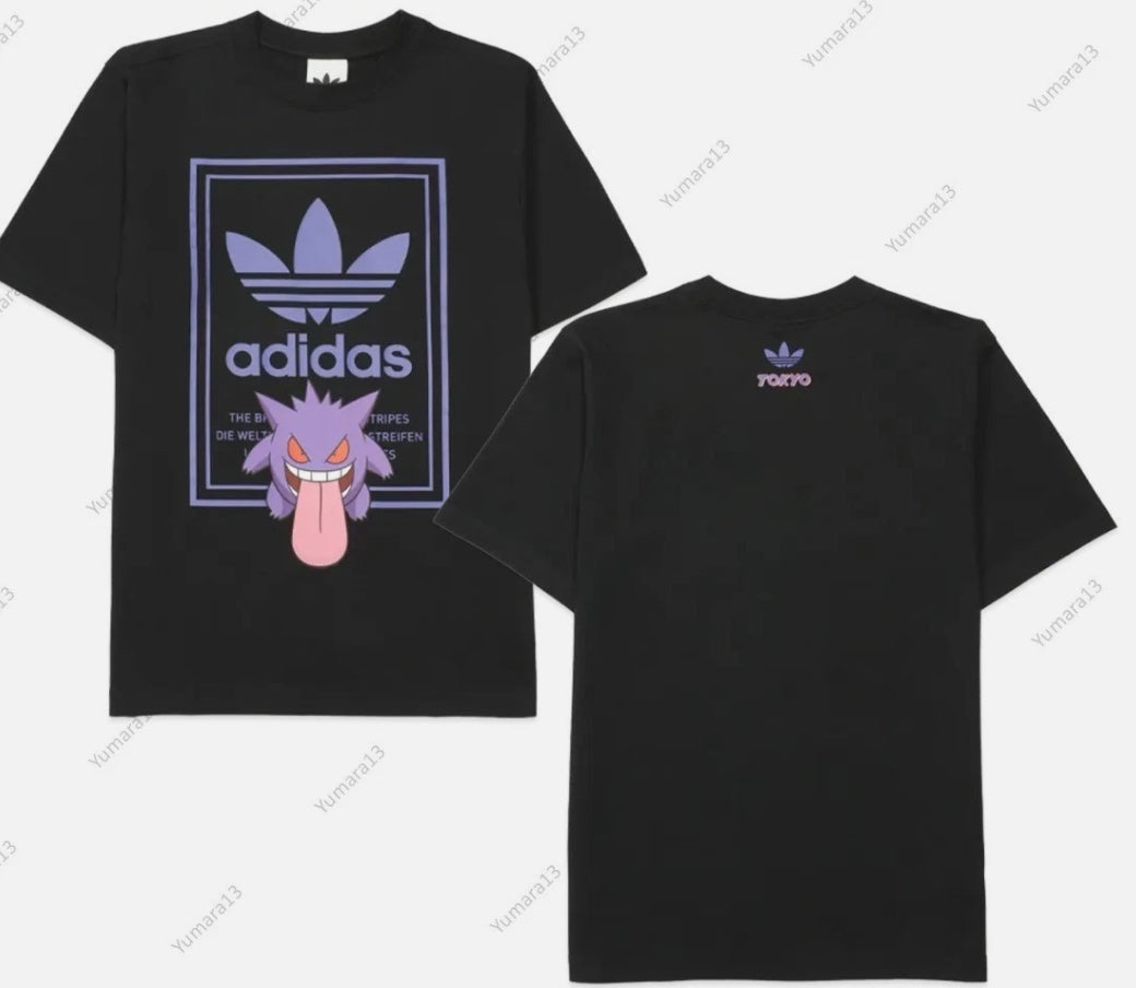 Adidas Originals × Pokémon Gengar Graphic T-Shirt – White 2026