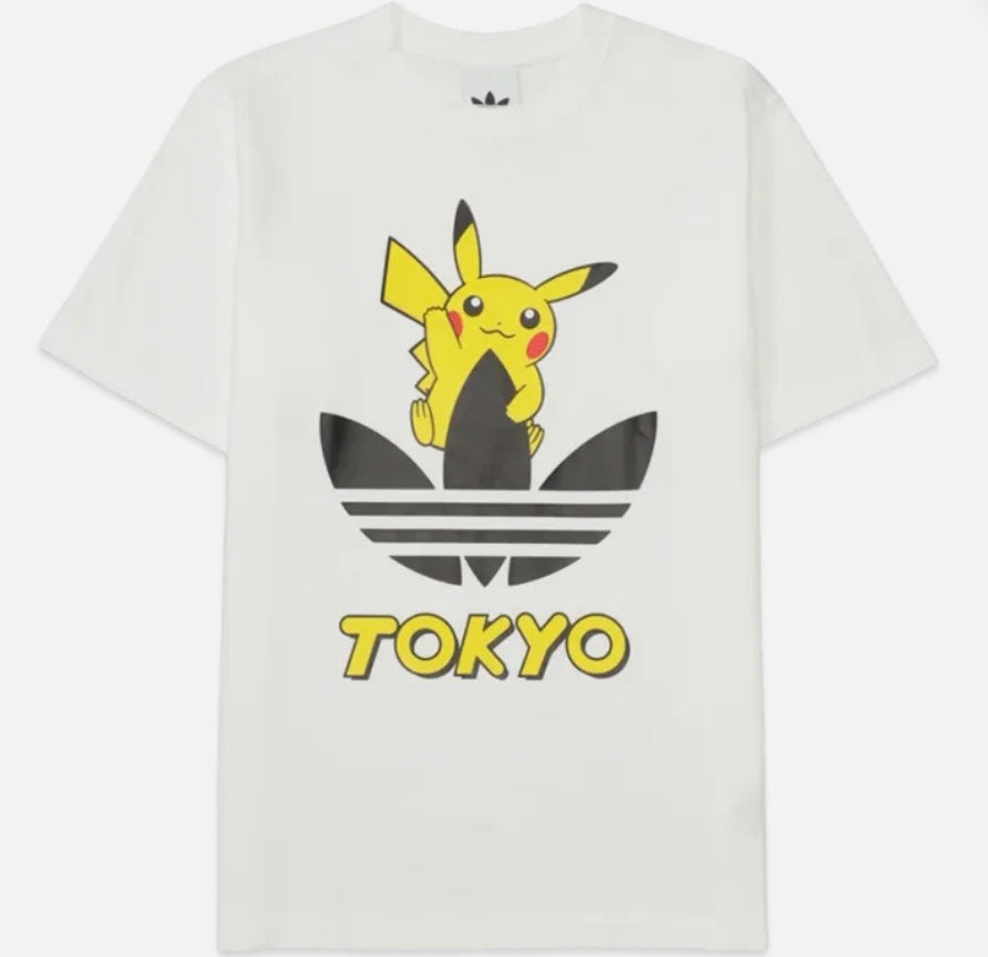 Adidas Originals × Pokémon Pikachu Graphic T-Shirt – Black 2026
