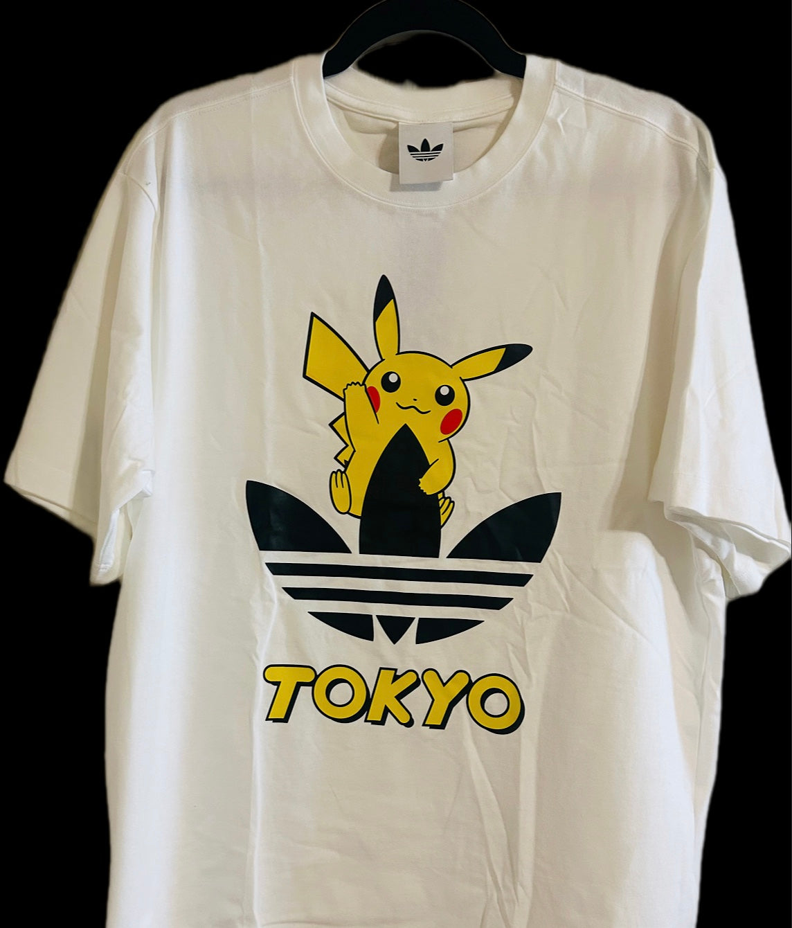 Adidas Originals × Pokémon Pikachu Graphic T-Shirt – Black 2026