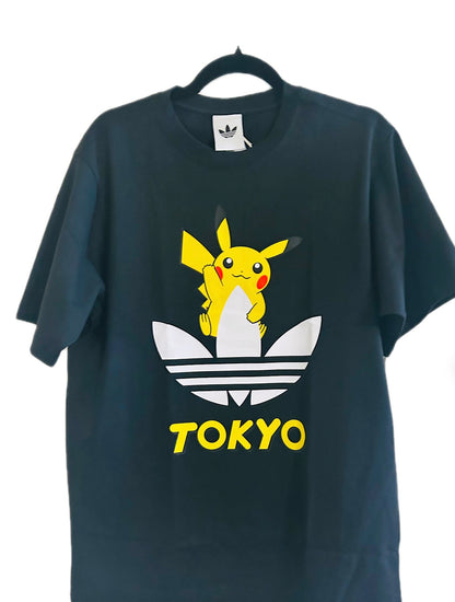 Adidas Originals × Pokémon Pikachu Graphic T-Shirt – Black 2026