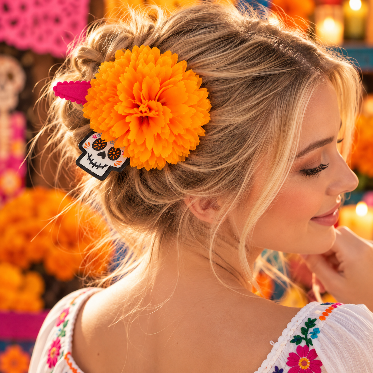 Marigold Flower Hair Clips - Disney 2026