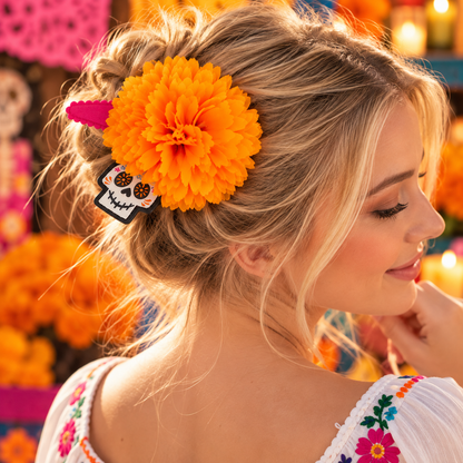 Marigold Flower Hair Clips - Disney 2026
