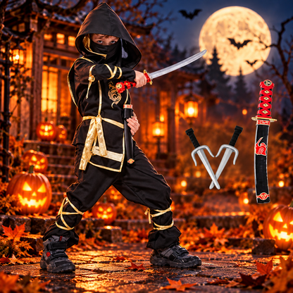 Kids Ninja Halloween Costume Set 🥷