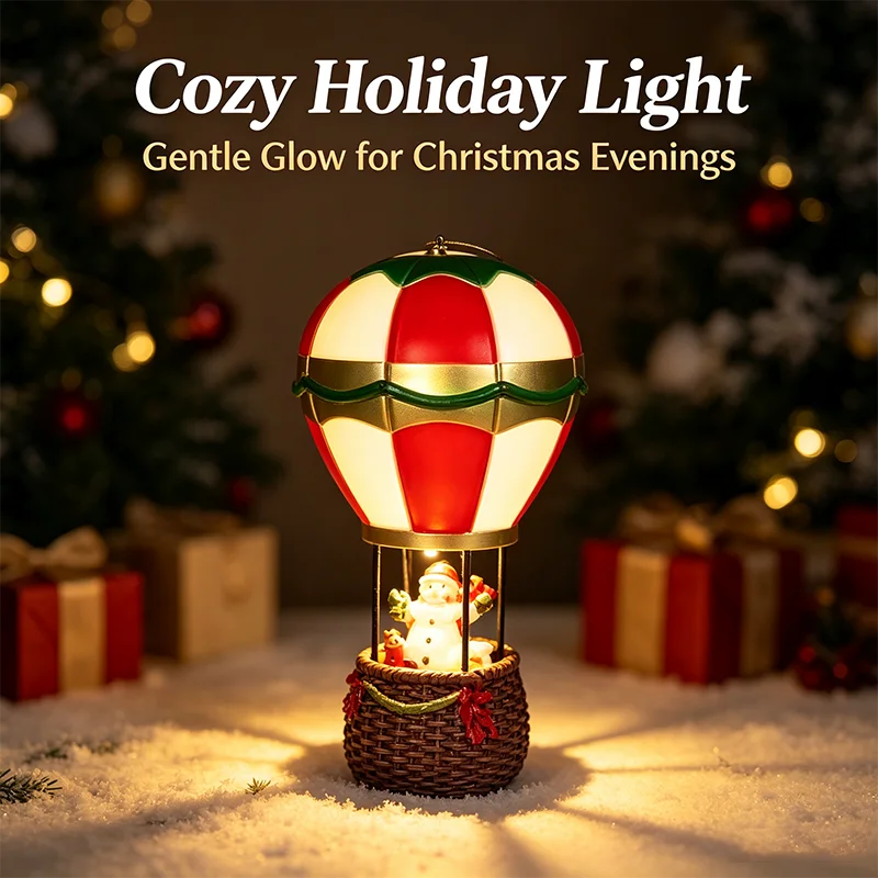Christmas Glowing Ornaments Santa Claus