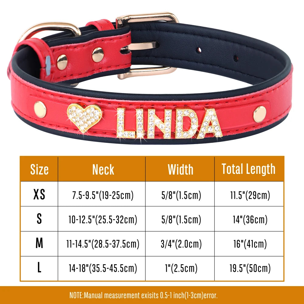 Personalized Small Dogs Chihuahua Collar Bling