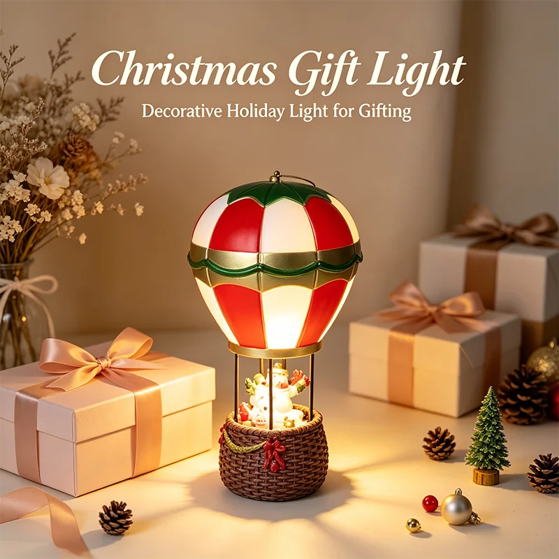 Christmas Glowing Ornaments Santa Claus