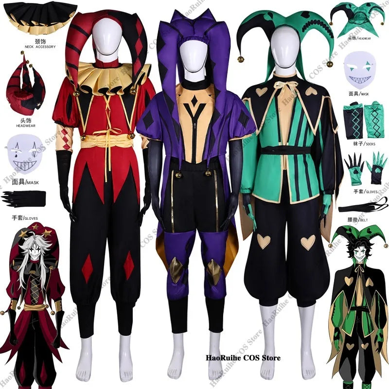 Adult Pierrot Jester Harlequin Costume 🎭