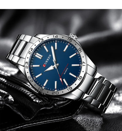CURREN 8452 Men Ultra Thin Quartz Watch