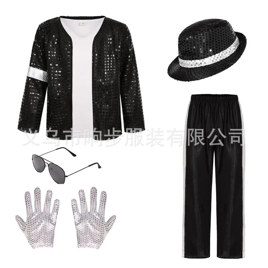 Kids Metallic Dance Star Costume Set ✨