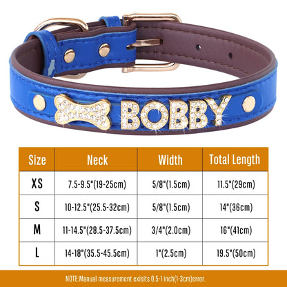 Personalized Small Dogs Chihuahua Collar Bling
