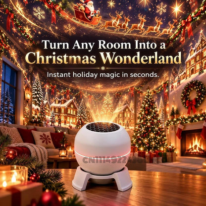 Magical Christmas Projection Night Light,USB Christmas Projector Indoor,Magical Christmas Projection Night Light Holiday Room