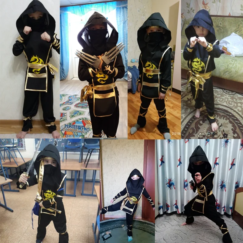 Kids Ninja Halloween Costume Set 🥷