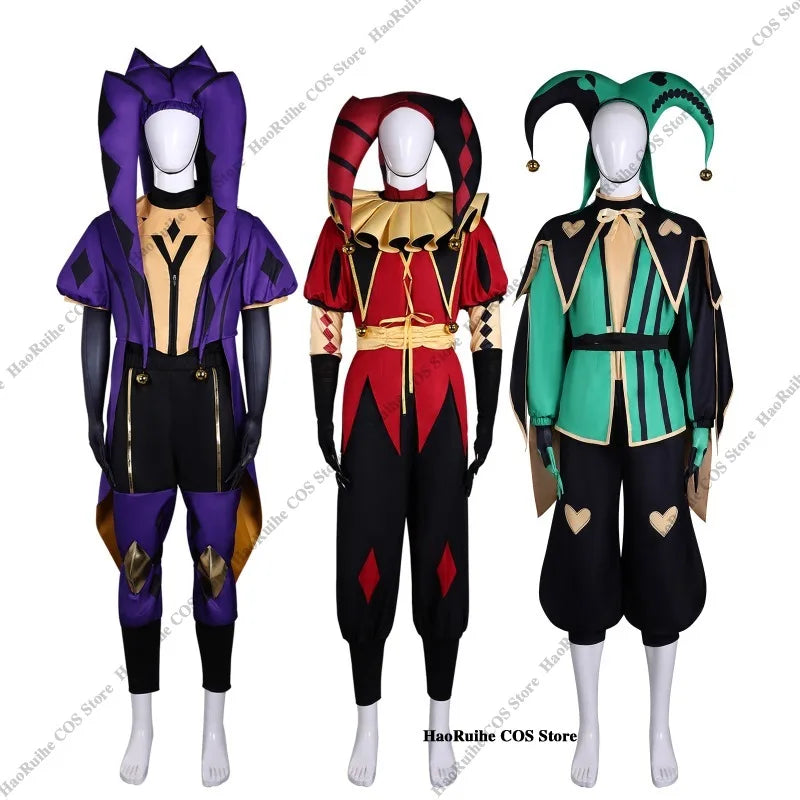 Adult Pierrot Jester Harlequin Costume 🎭