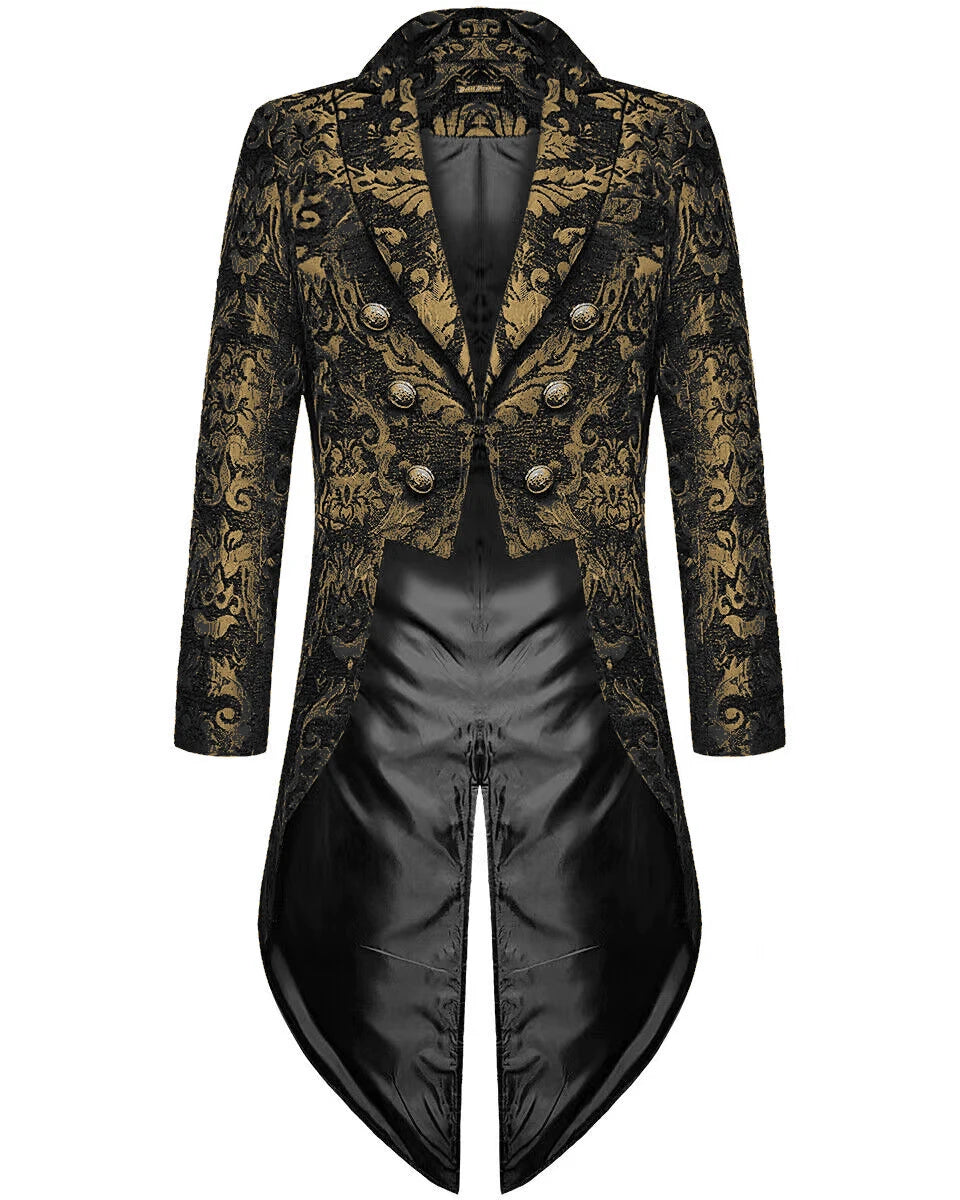 Men’s Gothic Steampunk Tailcoat Jacket 🖤