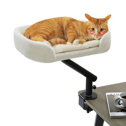 360° Rotating Cat Desk Bed 🐱