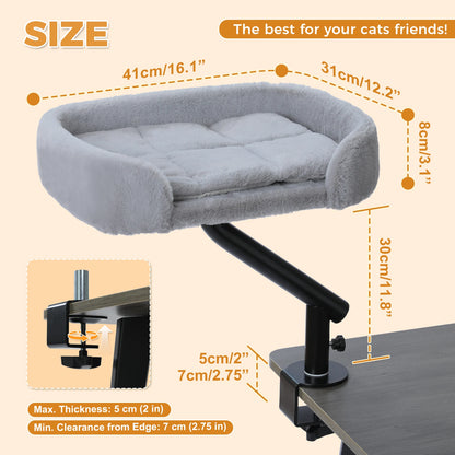 360° Rotatable Cat Bed Stand for