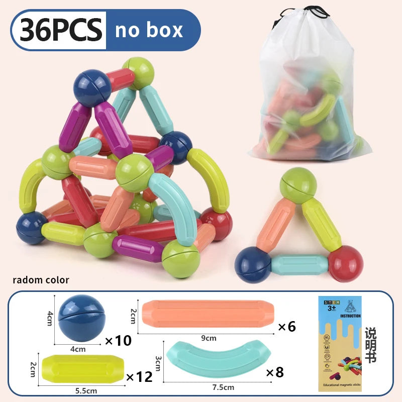 Magnetic Constructor Blocks Set Toys for Kids