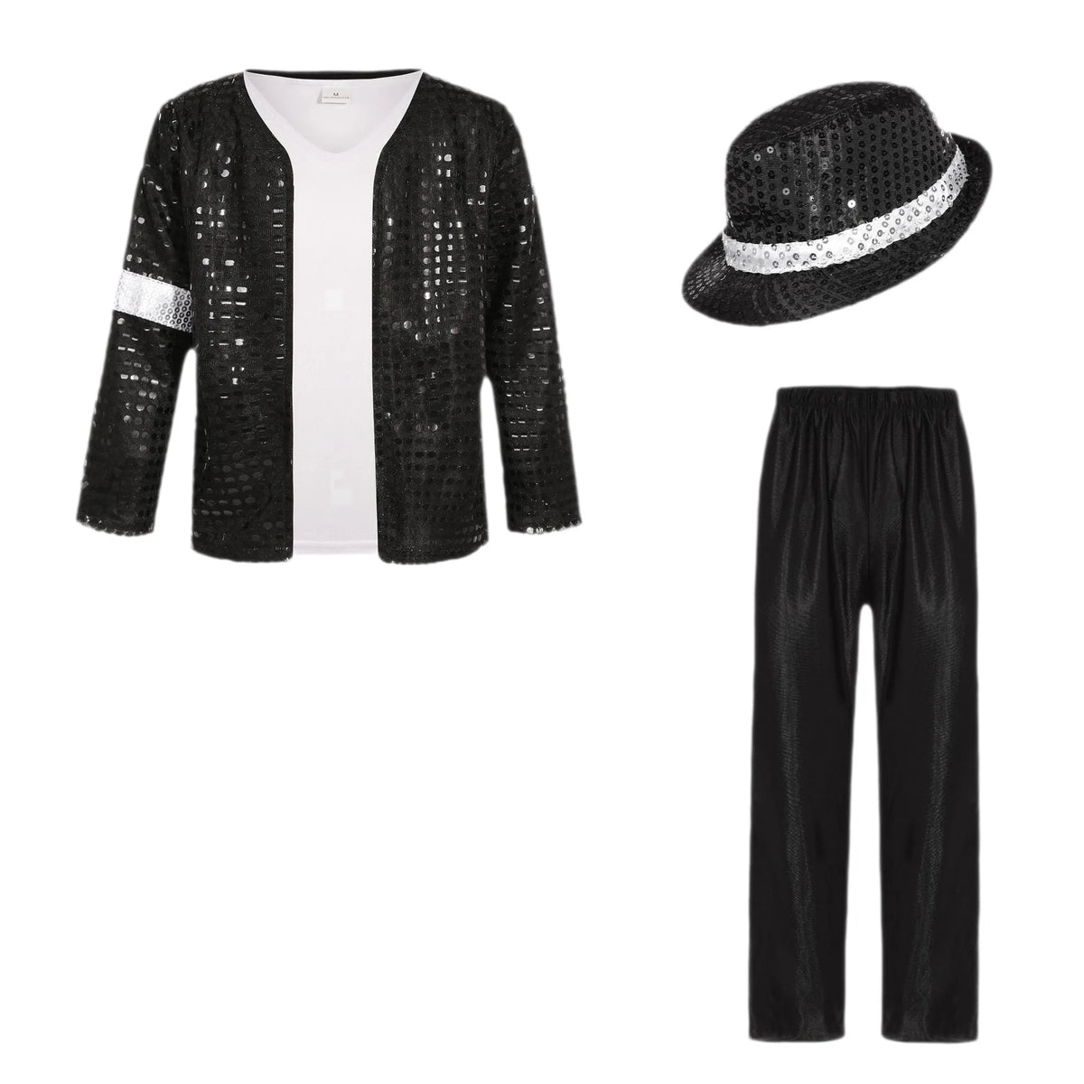 Kids Metallic Dance Star Costume Set ✨