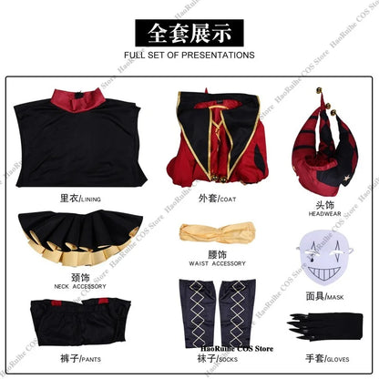 Adult Pierrot Jester Harlequin Costume 🎭