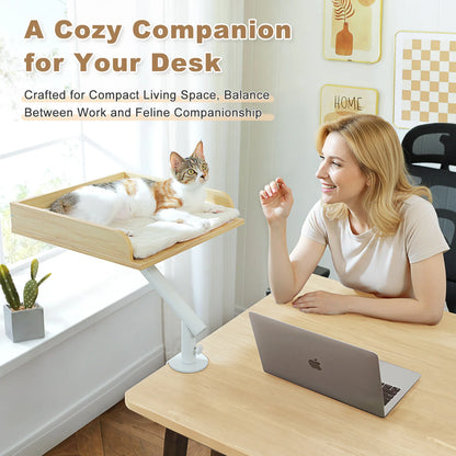 360° Rotatable Cat Bed Stand for