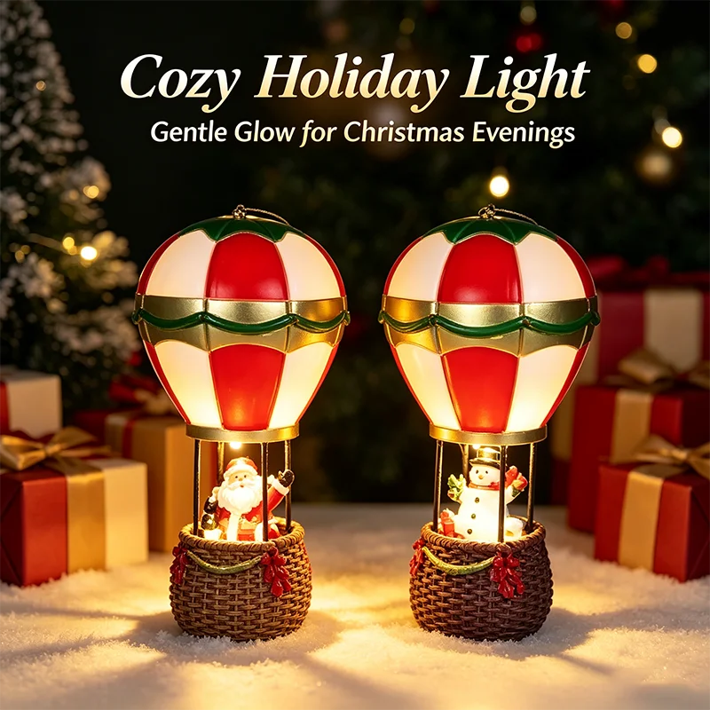 Christmas Glowing Ornaments Santa Claus