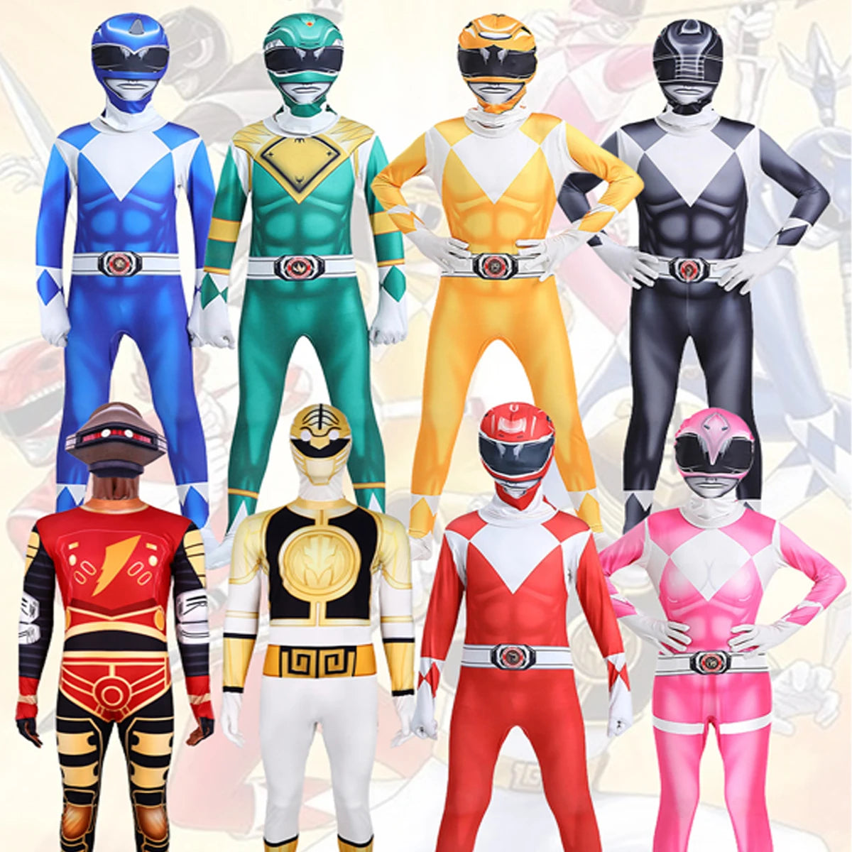 Superhero Ranger Cosplay Costume