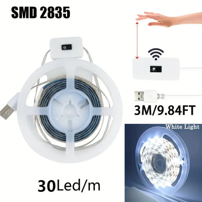 LED Strip Light Built with Hand Scan Motion ON/OFF for Kitchen Decoration Lighting