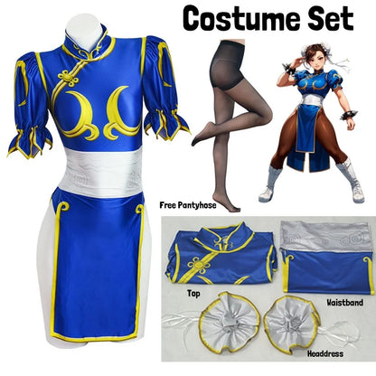 Women’s Chun-Li Inspired Costume 💙