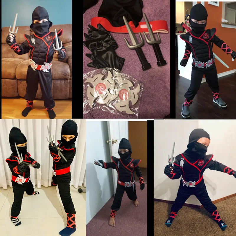 Kids Ninja Halloween Costume Set 🥷