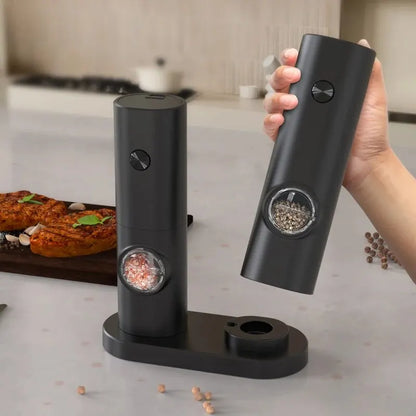 Electric Automatic Spices Grinder With LED Light