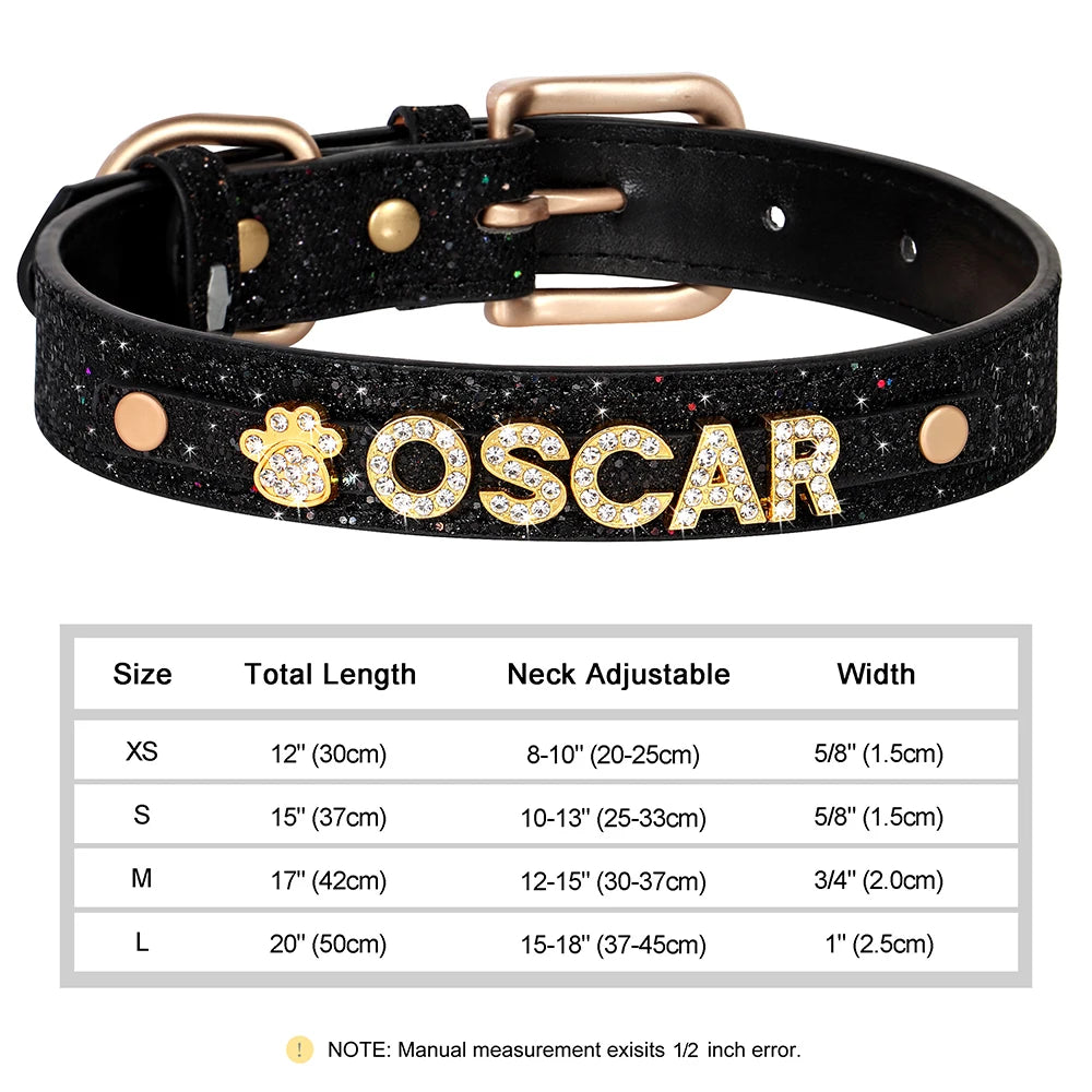 Personalized Small Dogs Chihuahua Collar Bling