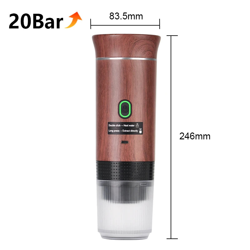 Wireless Electric Portable Espresso Coffee Machine