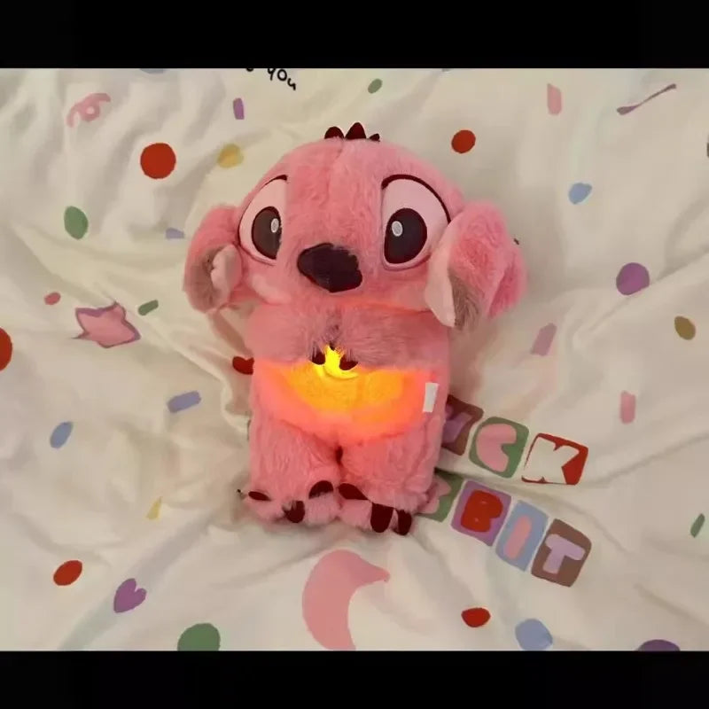 Stitch Anime Plush Doll With Lighting Music Airbag Kawaii