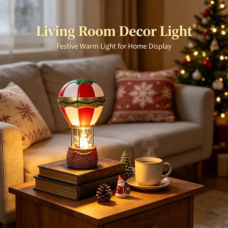 Christmas Glowing Ornaments Santa Claus