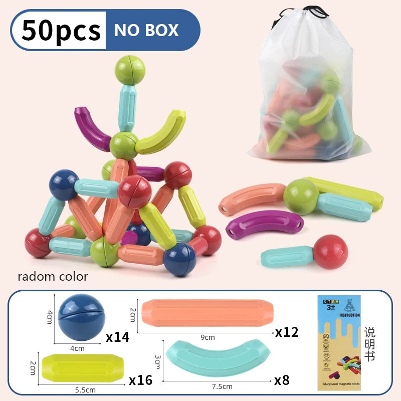 Magnetic Constructor Blocks Set Toys for Kids