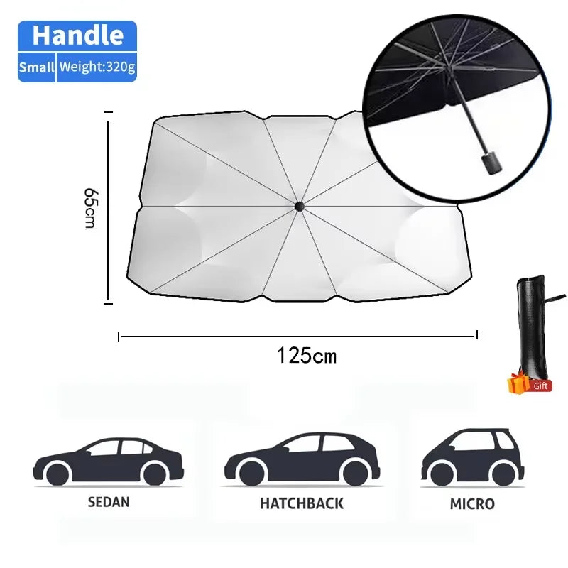 Car Sunshade Windshield Umbrella Front Summer Protection
