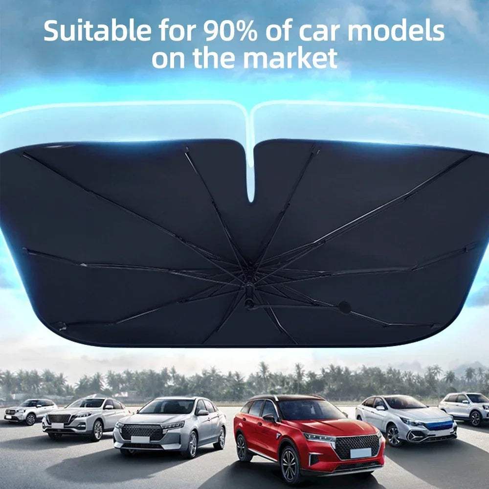 Car Sunshade Windshield Umbrella Front Summer Protection