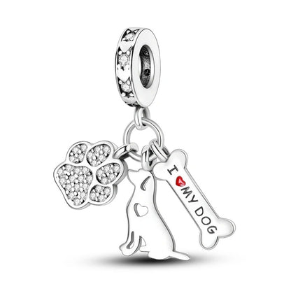 Hot Sale 925 Silver Charms Beads Fit Original Pan Bracelet Making For Woman Jewelry Fashion Pendant