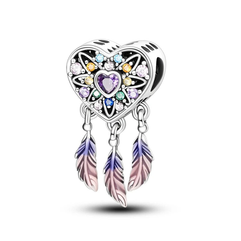 Hot Sale 925 Silver Charms Beads Fit Original Pan Bracelet Making For Woman Jewelry Fashion Pendant