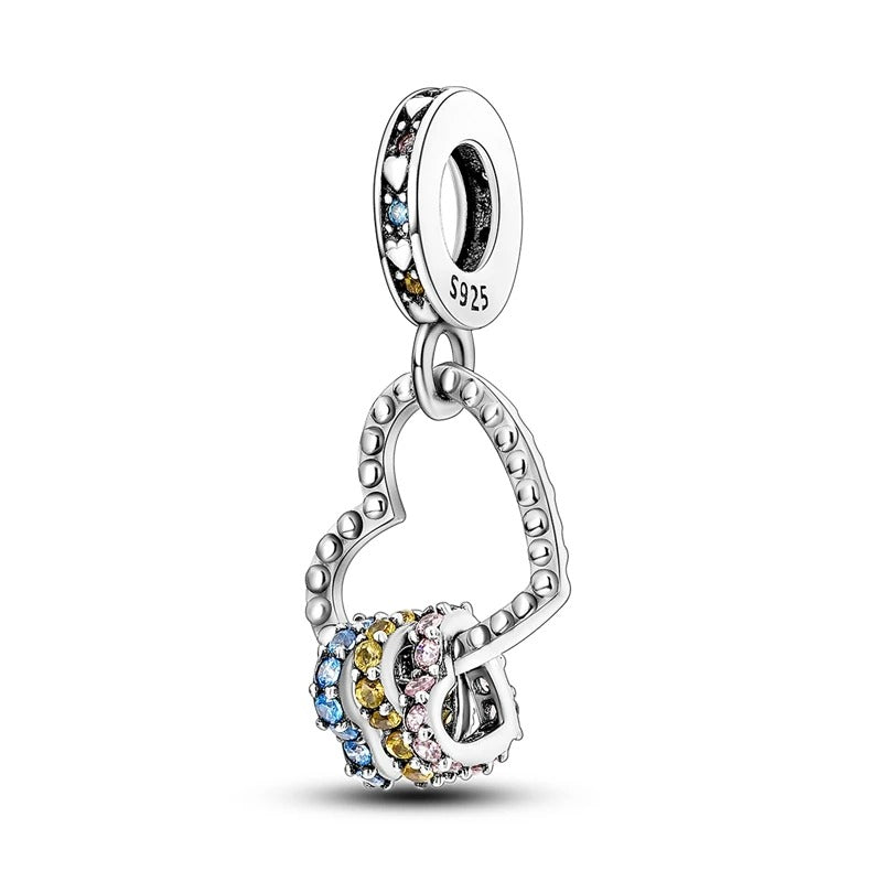 Hot Sale 925 Silver Charms Beads Fit Original Pan Bracelet Making For Woman Jewelry Fashion Pendant