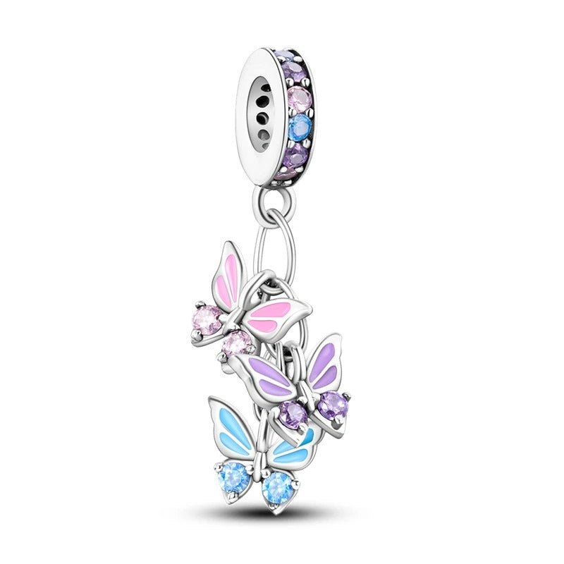 Hot Sale 925 Silver Charms Beads Fit Original Pan Bracelet Making For Woman Jewelry Fashion Pendant