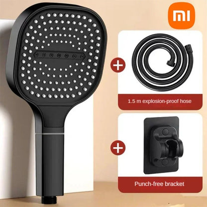 Xiaomi Large Panel Shower Head 3 Modes Adjustable High Pressure Nozzle Sprayer Square With Filter Element Bathroom Accessories